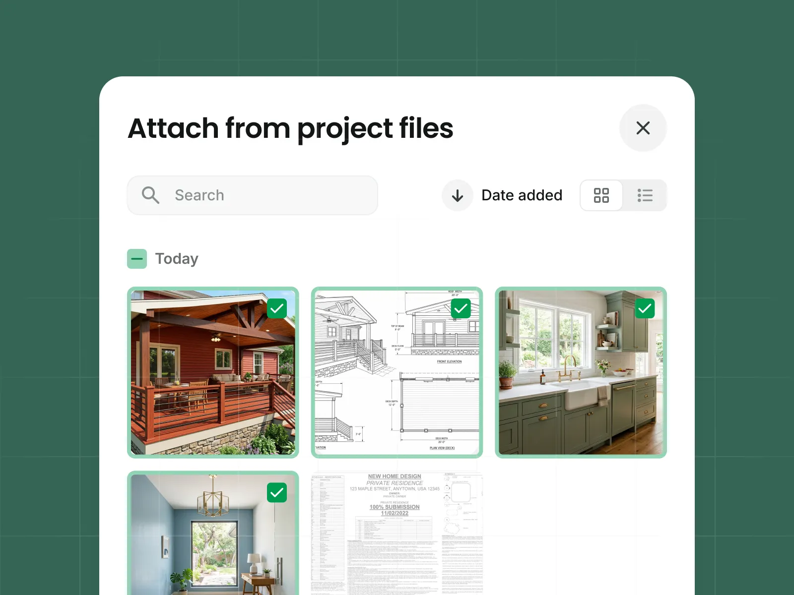 Dashboard screenshot
