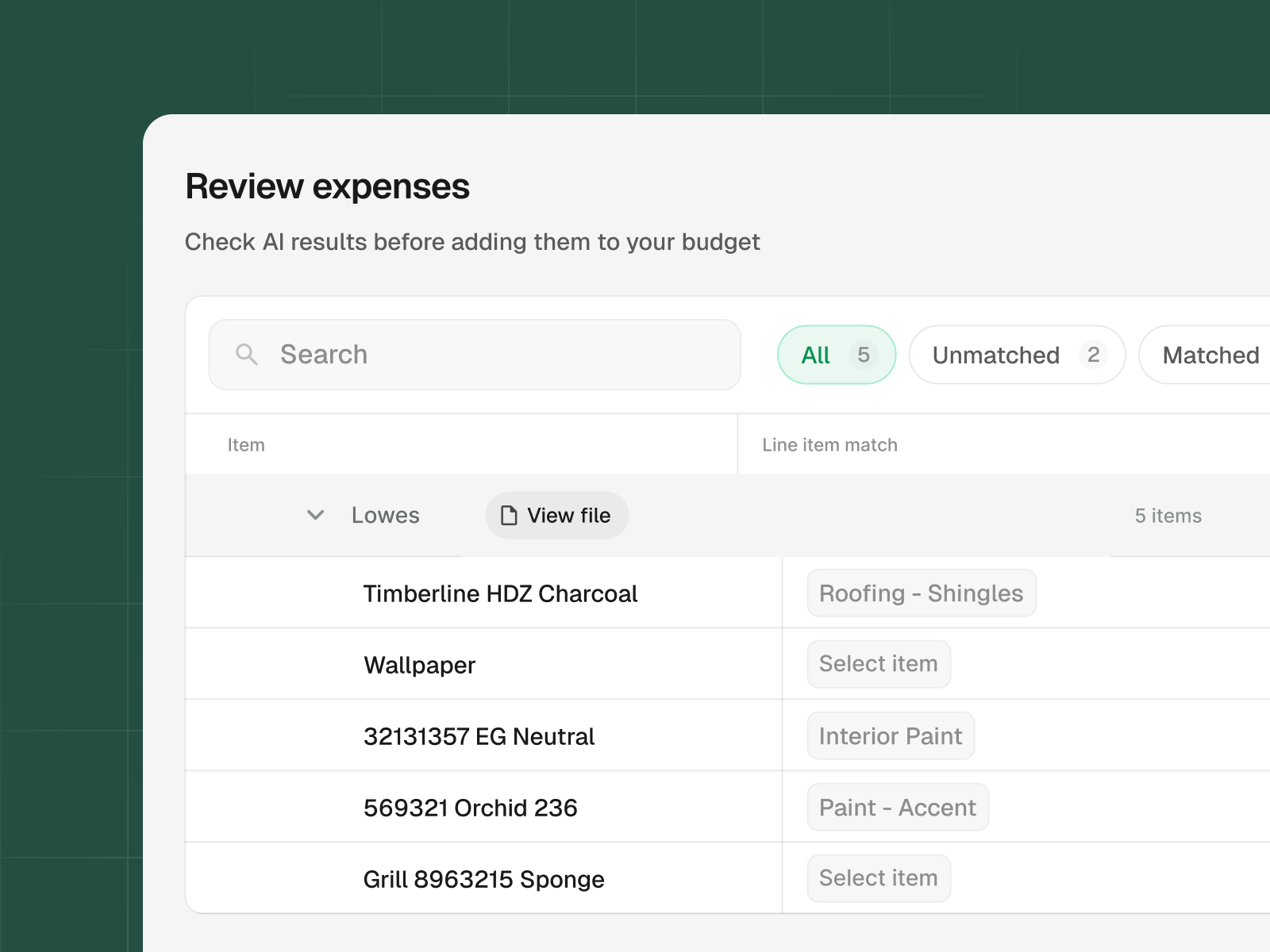Handoff app screenshot
