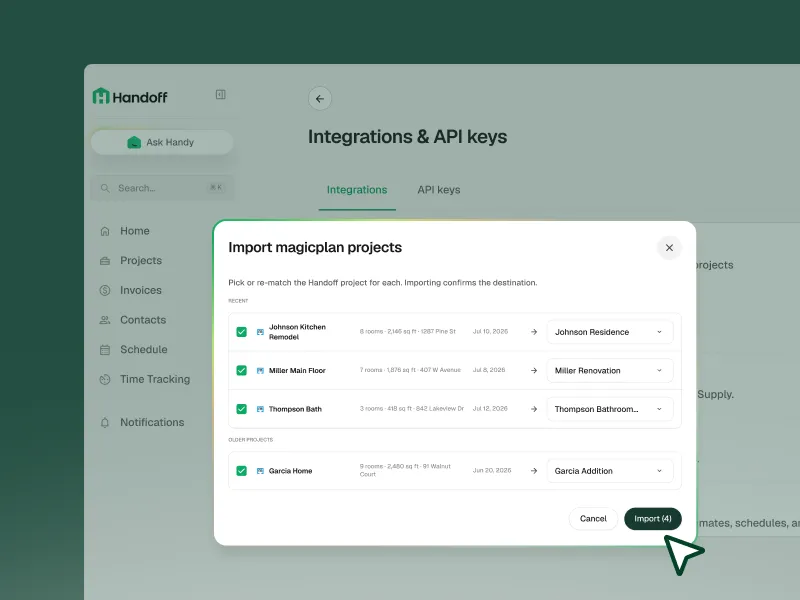 Dashboard screenshot
